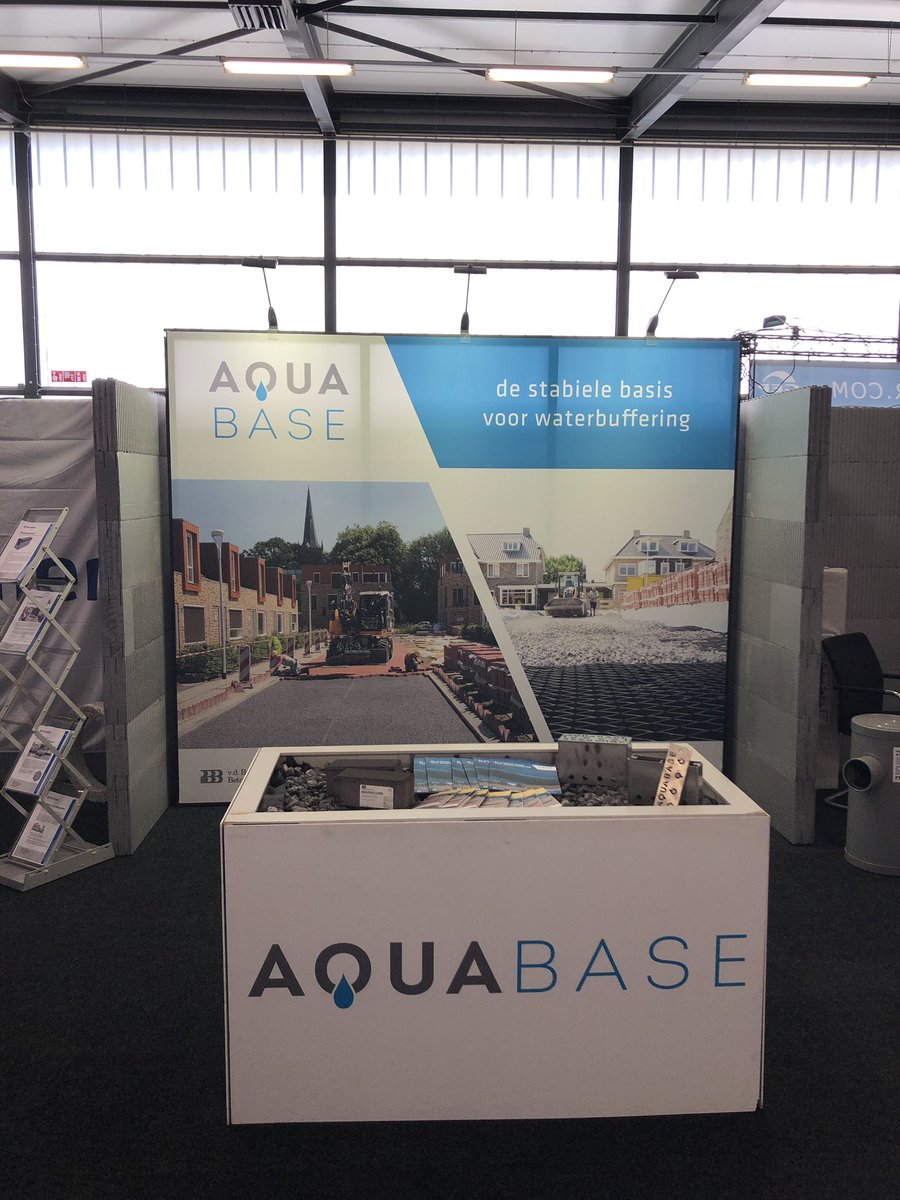 waterbuffering's tweet photo. Vandaag zijn we in Harderwijk op de netwerkdag van het IKN en tevens de opening van de nieuwe infracampus, waar we met permanente stand het gehele jaar staan. #waterbuffering #duurzaam #innovatie https://t.co/zqS7K5iF9c