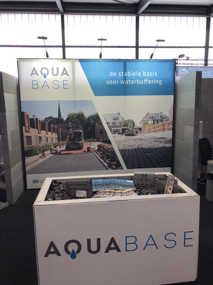 waterbuffering's tweet photo. Vandaag zijn we in Harderwijk op de netwerkdag van het IKN en tevens de opening van de nieuwe infracampus, waar we met permanente stand het gehele jaar staan. #waterbuffering #duurzaam #innovatie https://t.co/zqS7K5iF9c