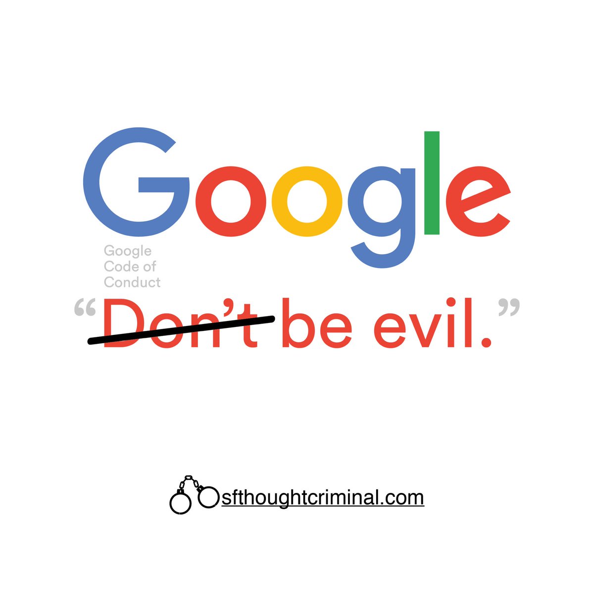 sfthoughtcrime's tweet photo. 🔍 @Google @YouTube #DontBeEvil #EvilIsFineNow
🇨🇳 https://t.co/cx4YfQE2Yd
📰 https://t.co/cccm75oFrh @Gizmodo
📰 https://t.co/MrW2gx7v62 @theintercept
🖨 https://t.co/fWcCQVS76f
#ProjectDragonfly #China #Censorship #Surveillance #ThoughtCrime #StopTheBias
https://t.co/Ez0L1TsVk7 https://t.co/ykJV8ZLpuH