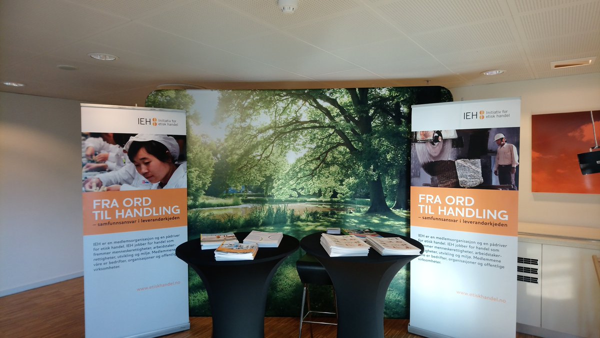 etiskhandel's tweet photo. Vi er på plass på #Boost19. Vi gleder oss til å møte leverandører og ansatte hos @etiskhandel-medlem #Wittusen&Jensen! https://t.co/2VXPfRNYVt