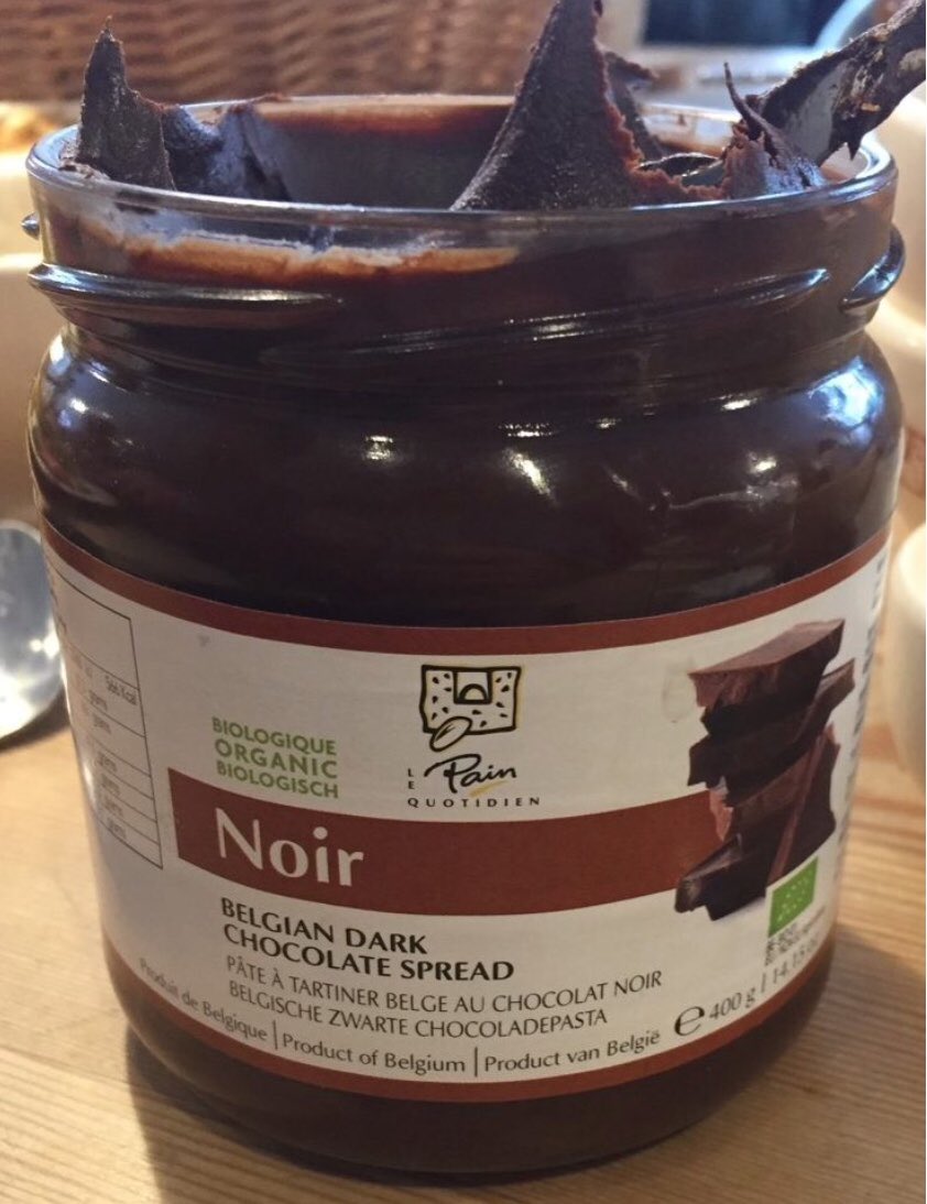 Grandpa_Pete's tweet photo. @sixandmoon @KTirnanog Having a #scrumptious time, enjoying all those #fabulous #sourdough #realbreads we bought & froze, together with the #specialitycoffees we brought with us. Bought some more of this #darkchocolatespread from @LPQUK at #Oxford for the #grandchildren & us too! https://t.co/4ZxNUJZvO7