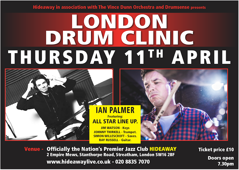 LDNdrumclinic's tweet photo. Music lovers everywhere this is a MUST!! Come and see these incredible musicians perform an eclectic mix of different musical styles, great drum chat with the legendary IAN PALMER @ianpalmerdrums. This is going to be a real treat! X https://t.co/TwChTgI63v