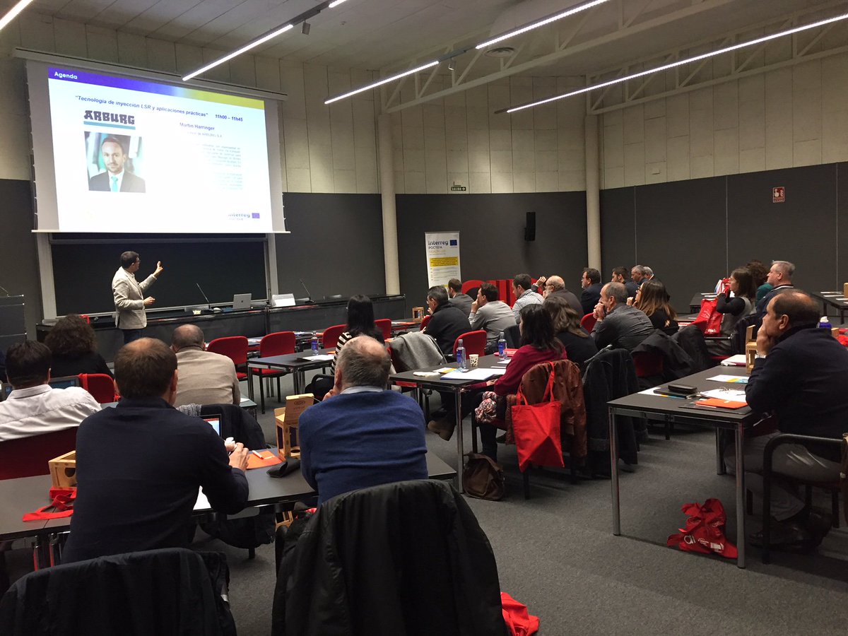 AIN_Navarra's tweet photo. Hoy celebramos con 50 empresas de #Navarra, País Vasco y Francia una Jornada sobre la Silicona Liquida @HubLsr para dar a conocer su importancia y posibilidades de aplicación en diferentes sectores, como el ámbito de la #salud @HealthLSR https://t.co/yZEHy51UnK