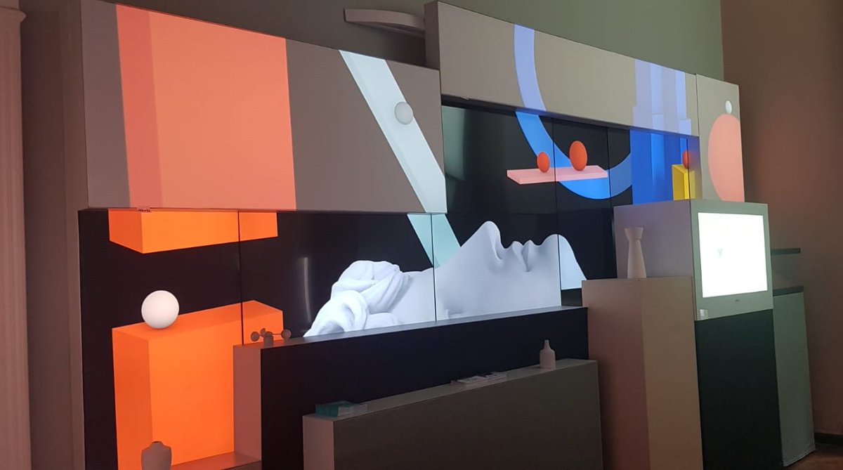 È cominciata l’apertura di <a href="/1P_PrimoPiano/">1P / Primo Piano</a> al Fuori Salone di Milano! Ecco alcune immagini delle nuove postazioni interattive, tutte legate dal tema ‘ConnAction, the domino effect of interaction, technology, fabric and light’! #ettspa #absgroup #corepixx