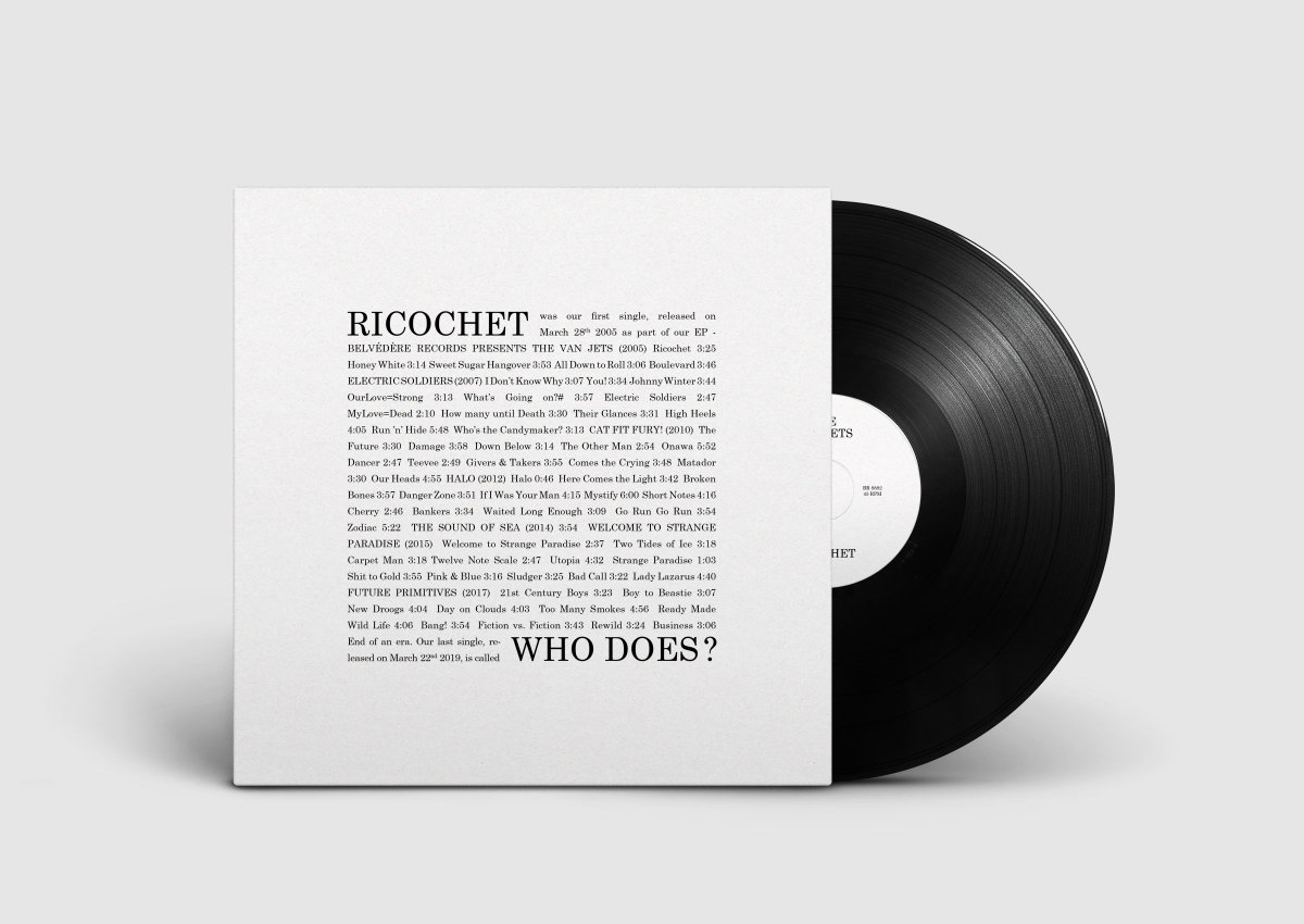 The Van Jets (@thevanjets) on Twitter photo We’ve got 2 (as in: one, TWO) vinyl releases for <a href="/recordstoredayb/">Recordstoredaybelgië</a> this Saturday!! ⚡7” Single RICOCHET / WHO DOES?⚡ Features our first and our last single ⚡12” Lp ELECTRIC SOLDIERS⚡ TVJ’ 1st album & previously unreleased on vinyl
#recordstoreday2019 #RecordStoreDay We’ve got 2 (as in: one, TWO) vinyl releases for <a href="/recordstoredayb/">Recordstoredaybelgië</a> this Saturday!! ⚡7” Single RICOCHET / WHO DOES?⚡ Features our first and our last single ⚡12” Lp ELECTRIC SOLDIERS⚡ TVJ’ 1st album & previously unreleased on vinyl
#recordstoreday2019 #RecordStoreDay