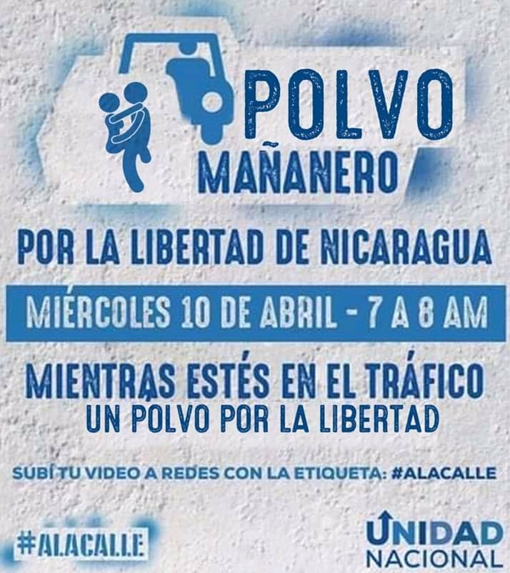 Ahora nuestros amigos y correligionarios Hijos de la gran 70 mil pares de P......, Con su nuevo invento del polvaso.
Ahí te va tu caramelo #SOSNICARAGUA 
P.L.O.M.O con ellos compañeros #PLOMO19 esta semana santa.#AquíHayJS #NicaraguaQuierePaz #GolpistasAPrisión