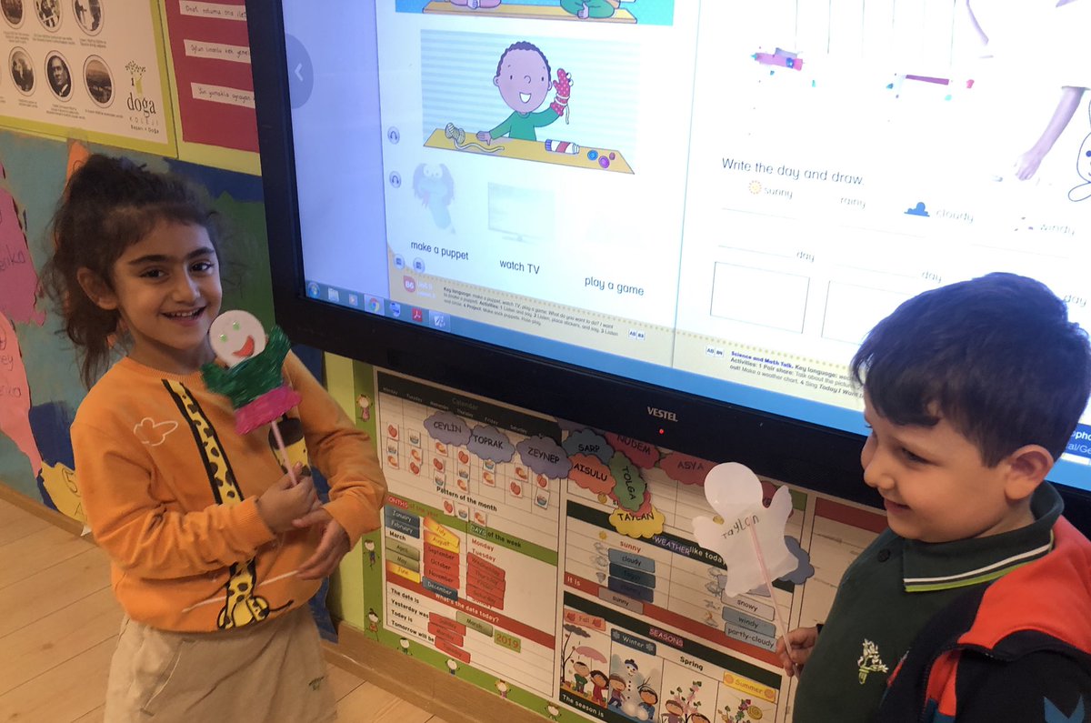 FLORYADOGAELT's tweet photo. What do you want to do? I want to make a puppet! We revised our words and structures using our puppets👻 @FloryaDoga_ @TamerrAktas @DuyguYamanD @KevsGunesMetin https://t.co/gFfqbLXzki