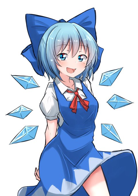 #深夜の真剣お絵描き60分一本勝負 
チルノ 