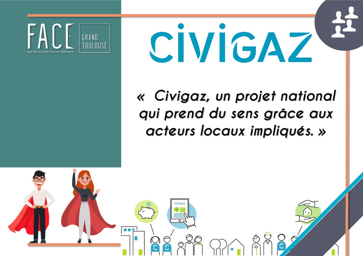 CivigazToulouse's tweet photo. #WednesdayWisdom 🎙️
#1jour1tweet
"#Civigaz, un projet national qui prend du sens grâce aux acteurs locaux impliqués"
Un grand merci donc aux partenaires @GRDF @TlseMetropole @Promologis #Groupedeschalets cc @delormebr #Alteal cc @CSausset 

#Ecogestes
#RSE
@ServiceCivique https://t.co/LgthsaqnF0