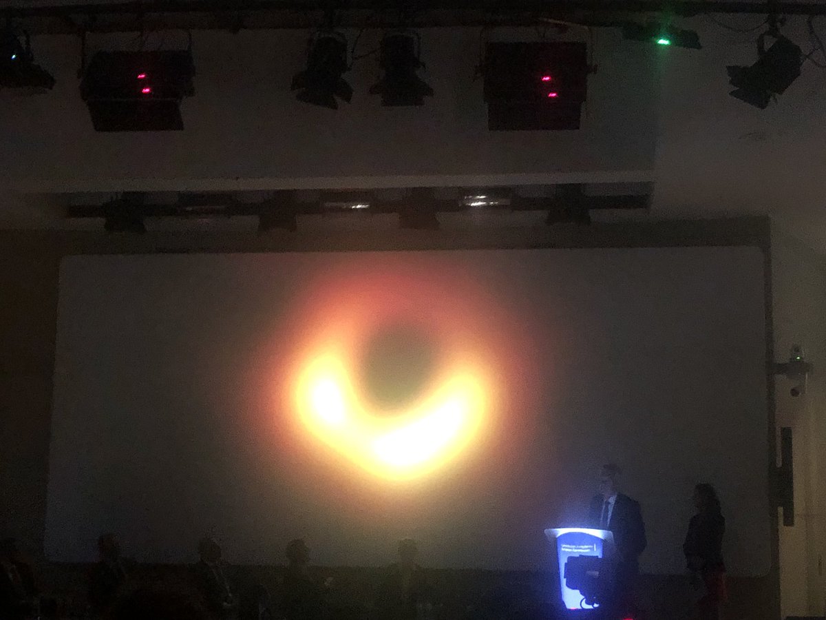 First impressions matter. There is only one time in the history of our planet that we see an image of a black hole for the first time. Today is that moment. What a spectacular success for science. Congratulations to the #EHTblackhole team!