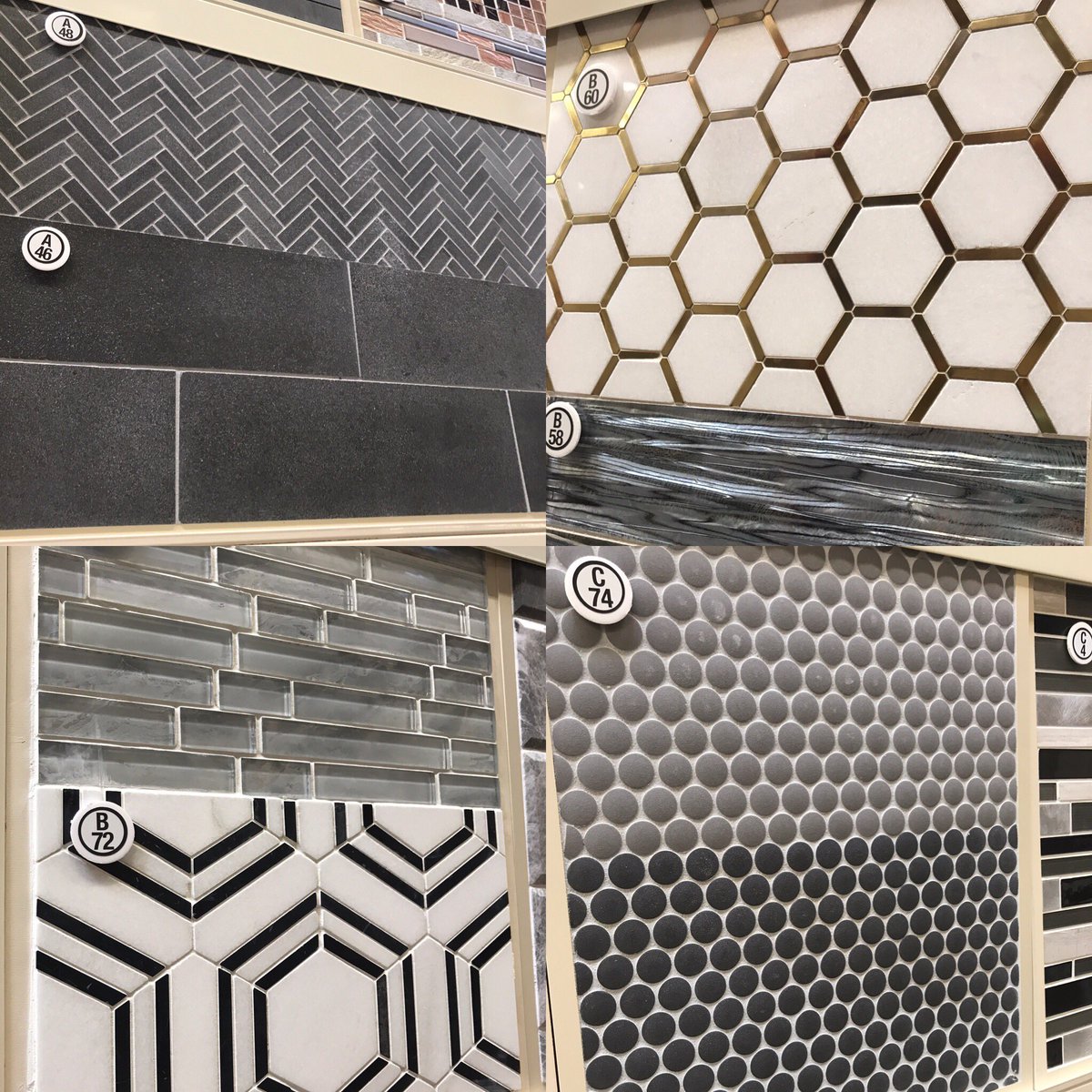 Check out the new fun tile in stock for kitchens or bathrooms at the East Asheville Home Depot <a href="/HomeDepot/">The Home Depot</a> <a href="/spoonholtz/">Teresa Spoonholtz</a> <a href="/vairette/">Tom Vairette</a> @Peterfrankthd <a href="/JeremyHoodTHD/">Jeremy Hood</a> <a href="/THDElizabeth/">Elizabeth</a>