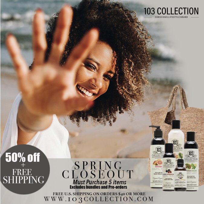 50% off & Free Shipping on orders $40 or more 103collection.com
.
.
#103collection #gogreenforbae #wednesdaythoughts #wednesdaywisdom #wednesdaymotivation #thelionking #nationalsiblingday #vegan #beauty #beautycon #sale #freeshipping #spring #wcw