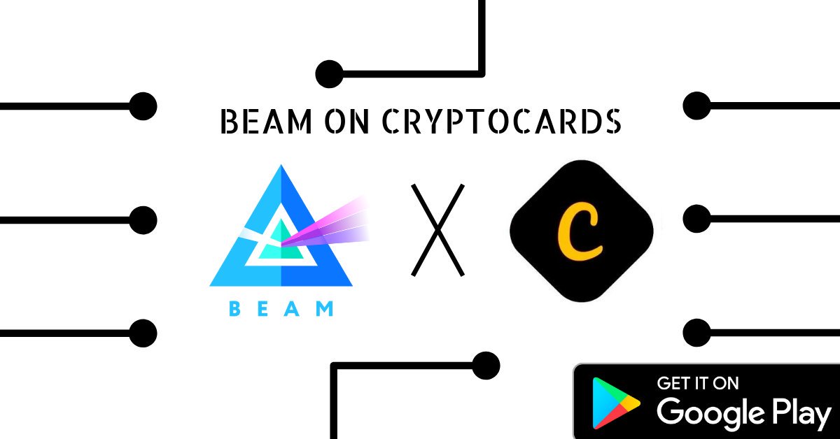 Cryptocards (@cryptocardsapp) on Twitter photo First ever Mimblewimble mainet implementation
<a href="/beamprivacy/">BeamPrivacy</a> is now on <a href="/Cryptocardsapp/">Cryptocards</a>
Read/Write ; news/events/updates of $BEAM
Download link : bit.ly/2IkoK5D
#BEAM #Mimblewimble First ever Mimblewimble mainet implementation
<a href="/beamprivacy/">BeamPrivacy</a> is now on <a href="/Cryptocardsapp/">Cryptocards</a>
Read/Write ; news/events/updates of $BEAM
Download link : bit.ly/2IkoK5D
#BEAM #Mimblewimble