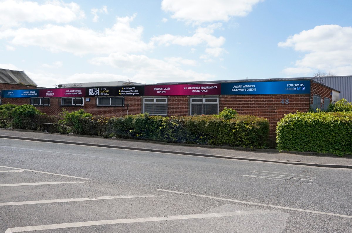 Ditto4Design's tweet image. Well the garden at the front needs work but on a positive note our latest purchase now has signage!