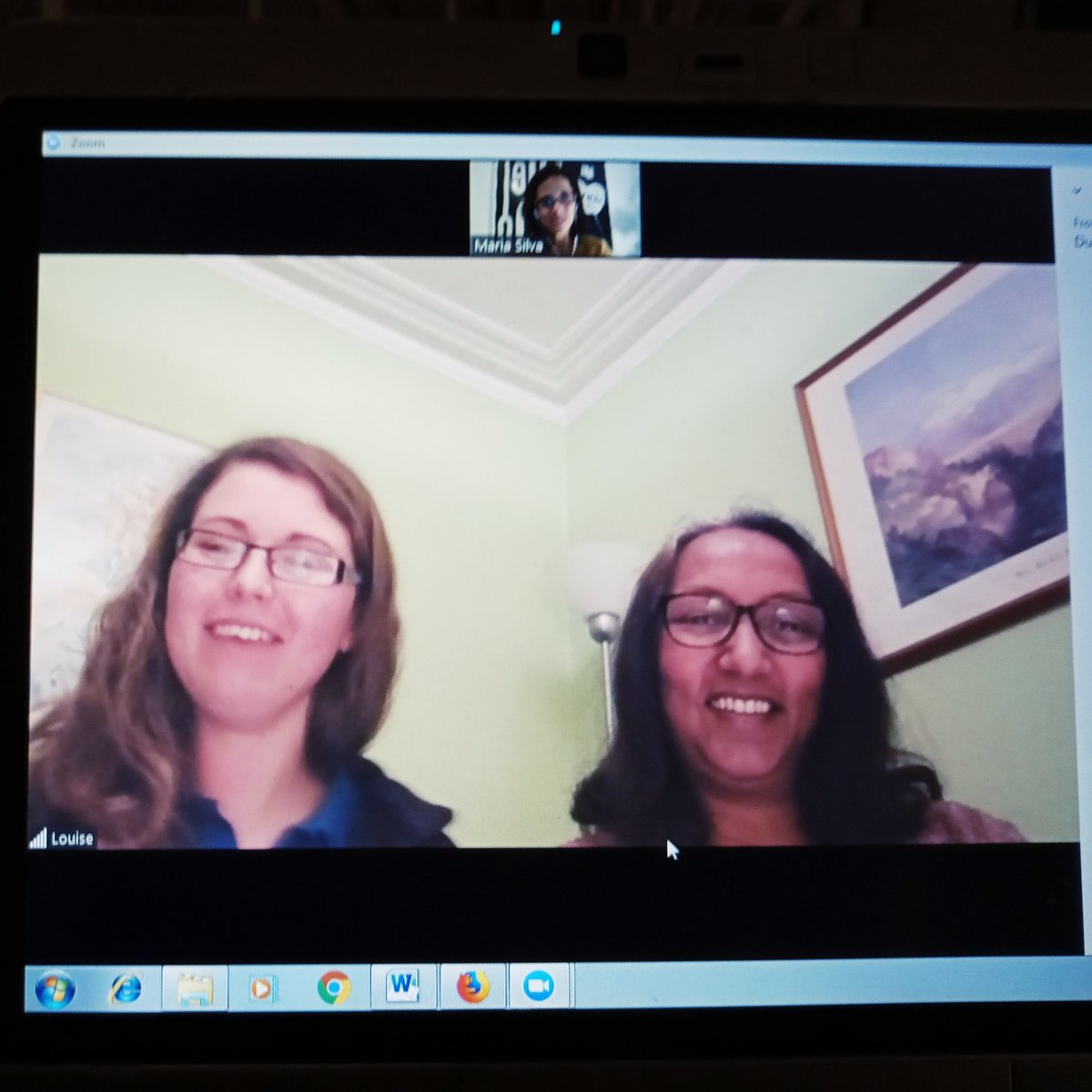 So happy to keep teaching Spanish in this way. These lovely ladies are in #Folkestone. #elearning #Spanish #online