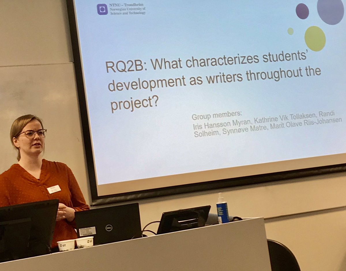 Min gruppe skal forske på de yngste elevenes skriveutvikling. #FUSprosjektet #NTNU #skrivesenteret
