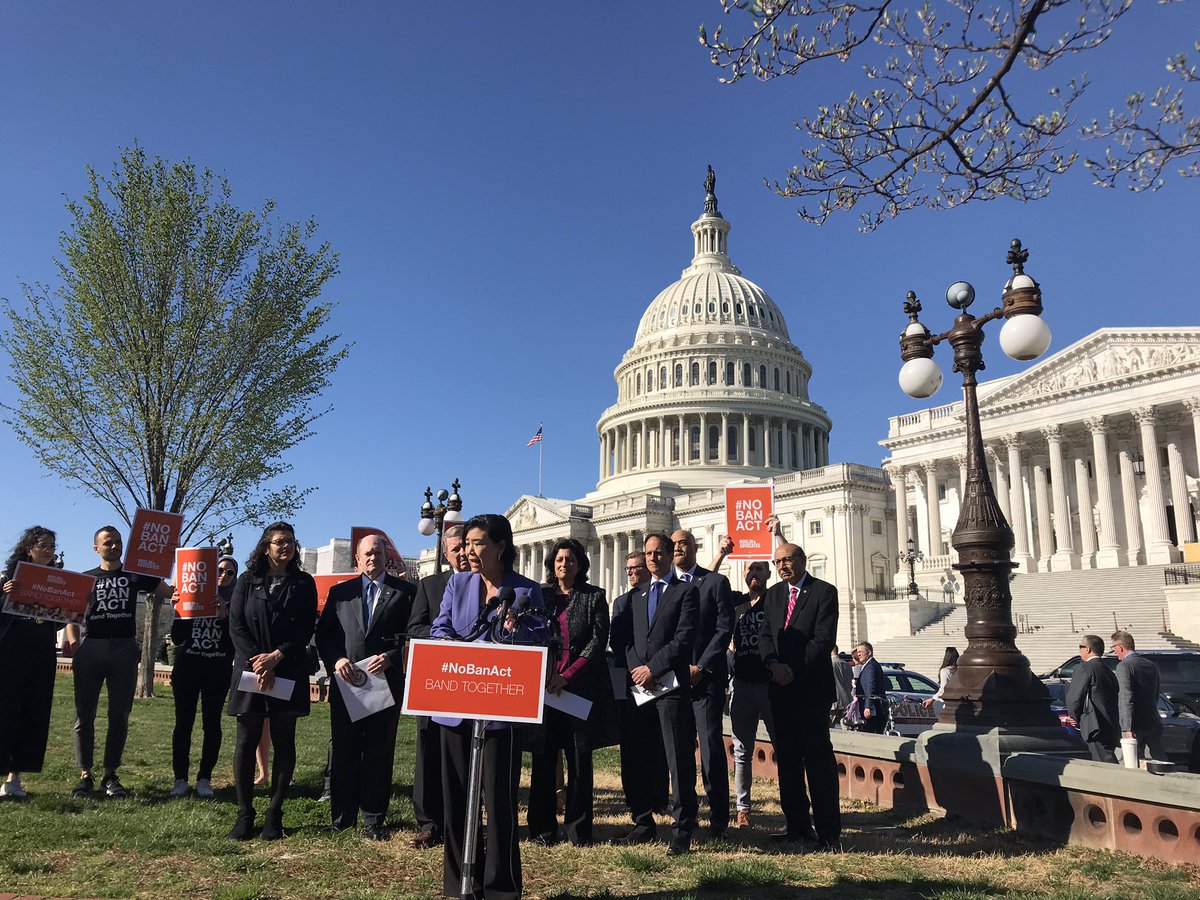 Trump’s Muslim ban is unamerican. That is why Sen. <a href="/ChrisCoons/">Senator Chris Coons</a> and I are introducing our No Ban Act today to not only repeal Trump’s hateful ban but also prevent any future president from issuing a ban based on religion or nationality. #NoBanAct #BandTogether #RepealTheBan