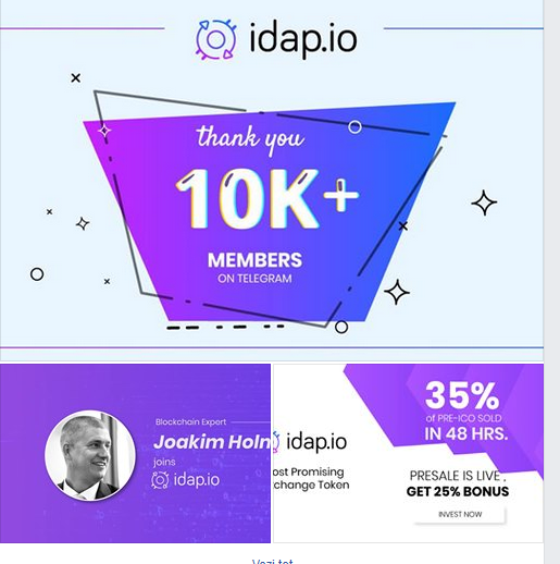 IDAP is introducing diversified trading and investment instruments with an
institutional grade exchange platform, complete with advanced trading tools,
dedicated 24/7 customer support and top-level security.
#idap.io #blockchain #crypto idap.io