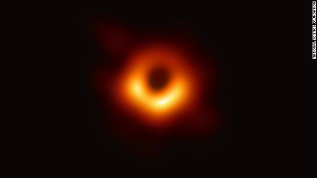 cnnbrk's tweet image. The first-ever picture of a black hole has been captured. "We have seen what we thought was unseeable," one researcher says. cnn.it/2uXuAAc