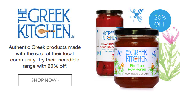ethicalstore's tweet photo. Enjoy authentic flavours with 20% off The Greek Kitchen https://t.co/hI1dz4t7Kg Offer ends 23:59 23rd April 2019. #greek #greekkitchen #greekfood #healthy #mediterranean #glutenfree https://t.co/T4DBDRdcKX