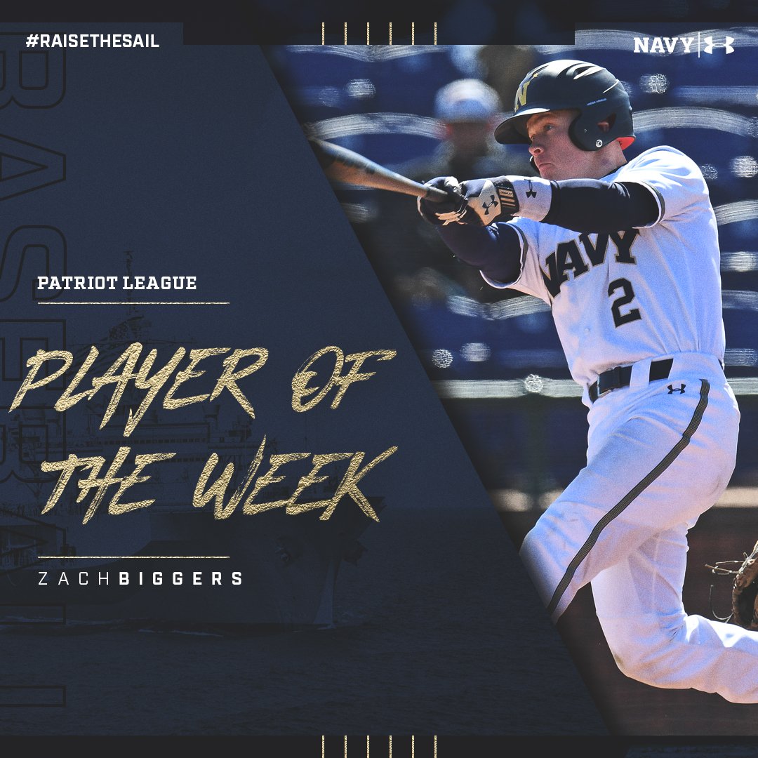 Zach Biggers Named Patriot League Player of the Week. #RaiseTheSail tinyurl.com/yyee53vd