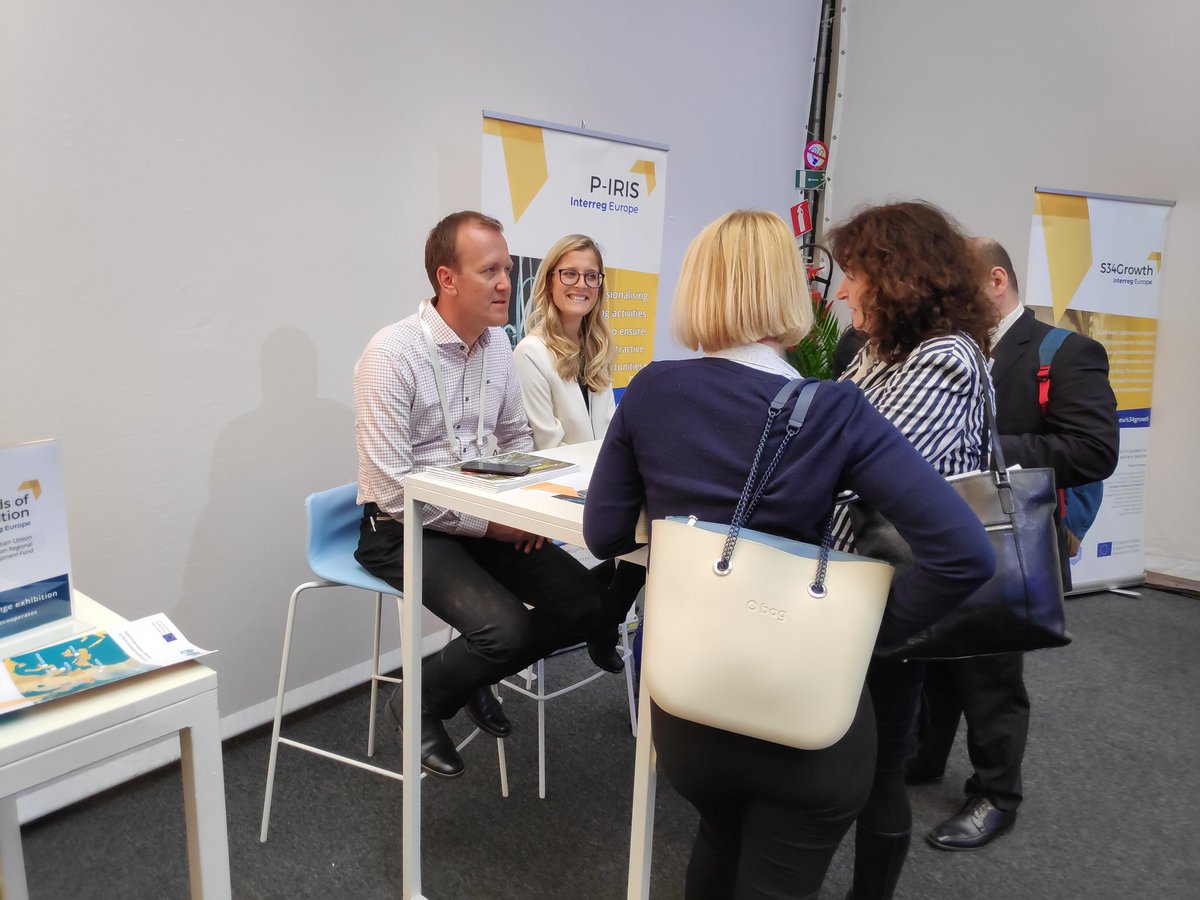Our parter <a href="/SrceSlovenije/">Heart of Slovenia</a> during policy change exhibition. Visit them and find out about our results and impact we are making in the regions #europecooperates #eu <a href="/interregeurope/">Interreg Europe</a>