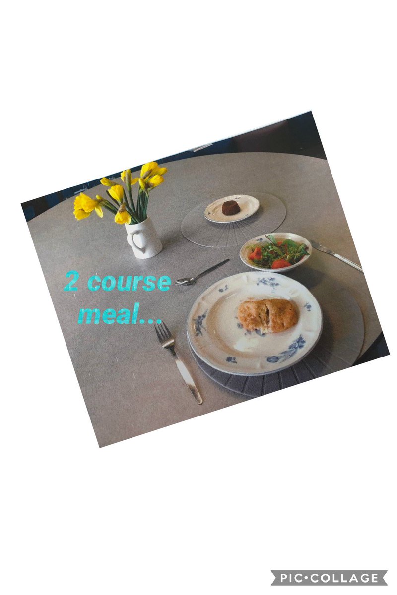 SpringwellHigh1's tweet image. One of our BTEC cooking students completed his 2 course meal. Looks amazing!