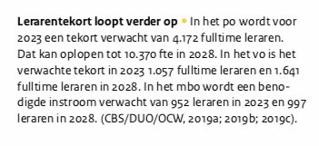 2. Het lerarentekort bedreigt de kwaliteit van het onderwijs. 

Dat klinkt logisch, maar dit is - volgens mij - de eerste keer dat de inspectie zo duidelijk een relatie legt tussen lerarentekort en onderwijskwaliteit. 

Ook daalt het taal- en rekenniveau van leerlingen.
#svho