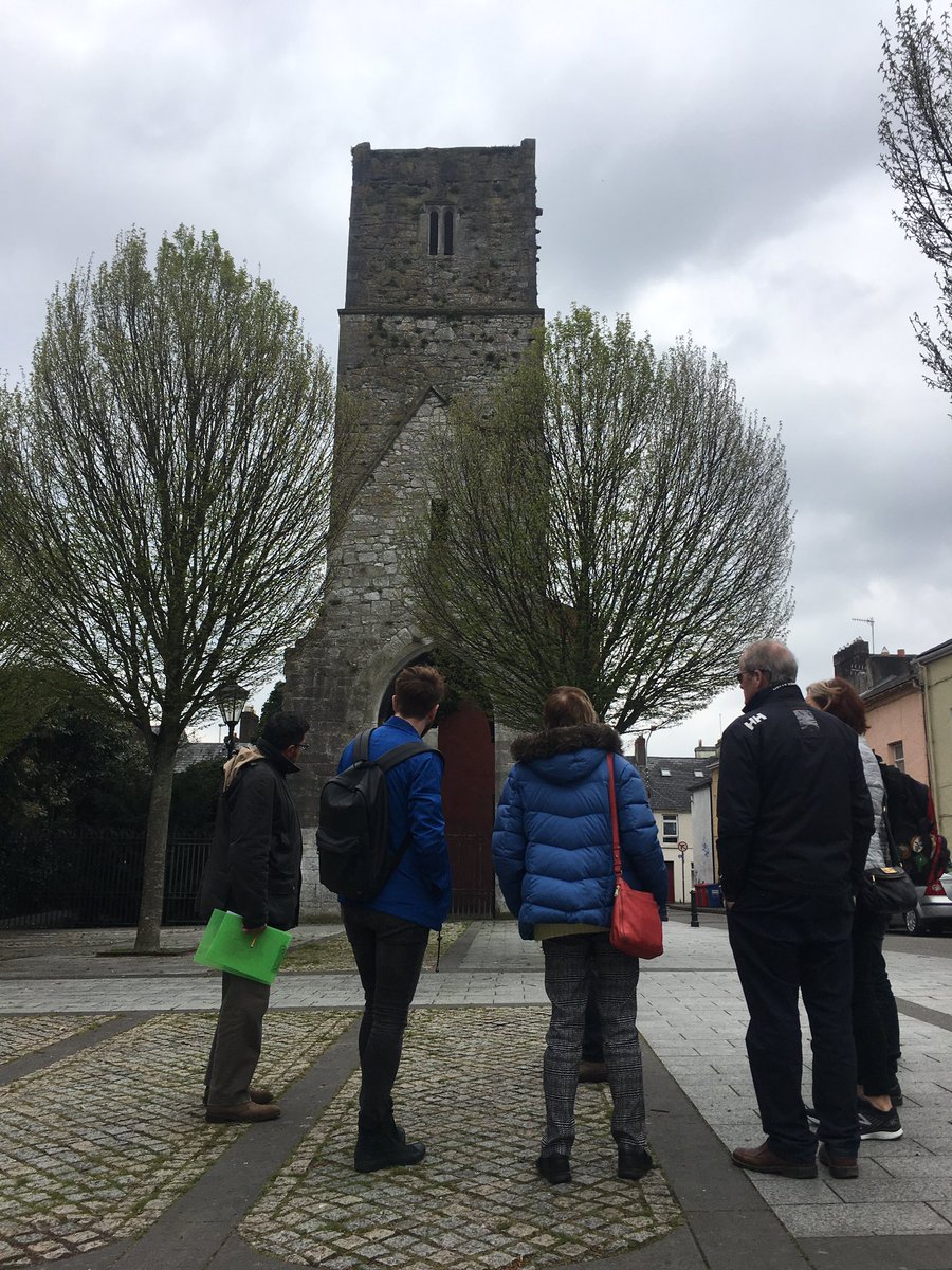 glucksman's tweet photo. Out on the tour looking at the architecture and history of landmarks in the #southparish for @learning_fest #lifelonglearning #wearecork #corklearning https://t.co/wu9Ug8IBA1