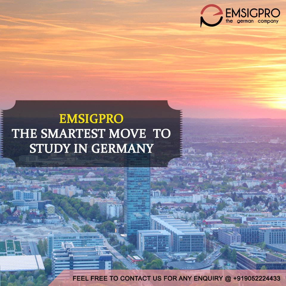 Want to #StudyinGermany?Want to know about Universities, Admission process, Courses, Fees, Living costs, etc?   Emsigpro Experts will help you with the entire Procedure.
Know More: emsigpro.de
Contact Us: 905 222 44 33
#TopUniversitiesinGermany #GermanyEducation