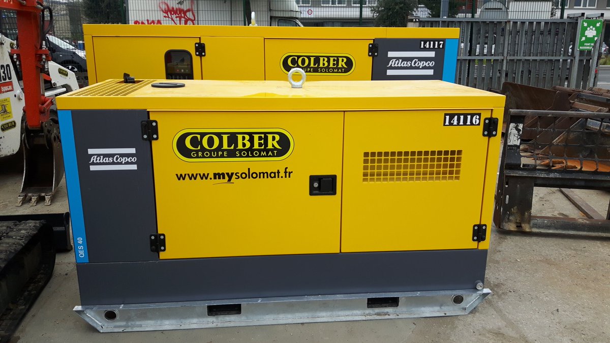 ColberLocation's tweet photo. Plus puissants, plus résistants aux éléments. Nouveaux modèles de groupes #électrogènes Atlas Copco QES 40, QES 60 et QES105 disponibles chez #ColberLocation. #GroupeSolomat https://t.co/suJI7RCcD7