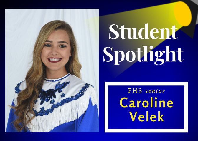 friendswoodisd's tweet photo. This week's #StudentSpotlight goes to FHS senior Wranglerette Caroline Velek! This amazing young lady has a passion for dance that truly allows her to tell a story through her movements. 

Read all about this #OutOfTheBlue student here: https://t.co/KjlbL7lFei https://t.co/zqRT3L66RH