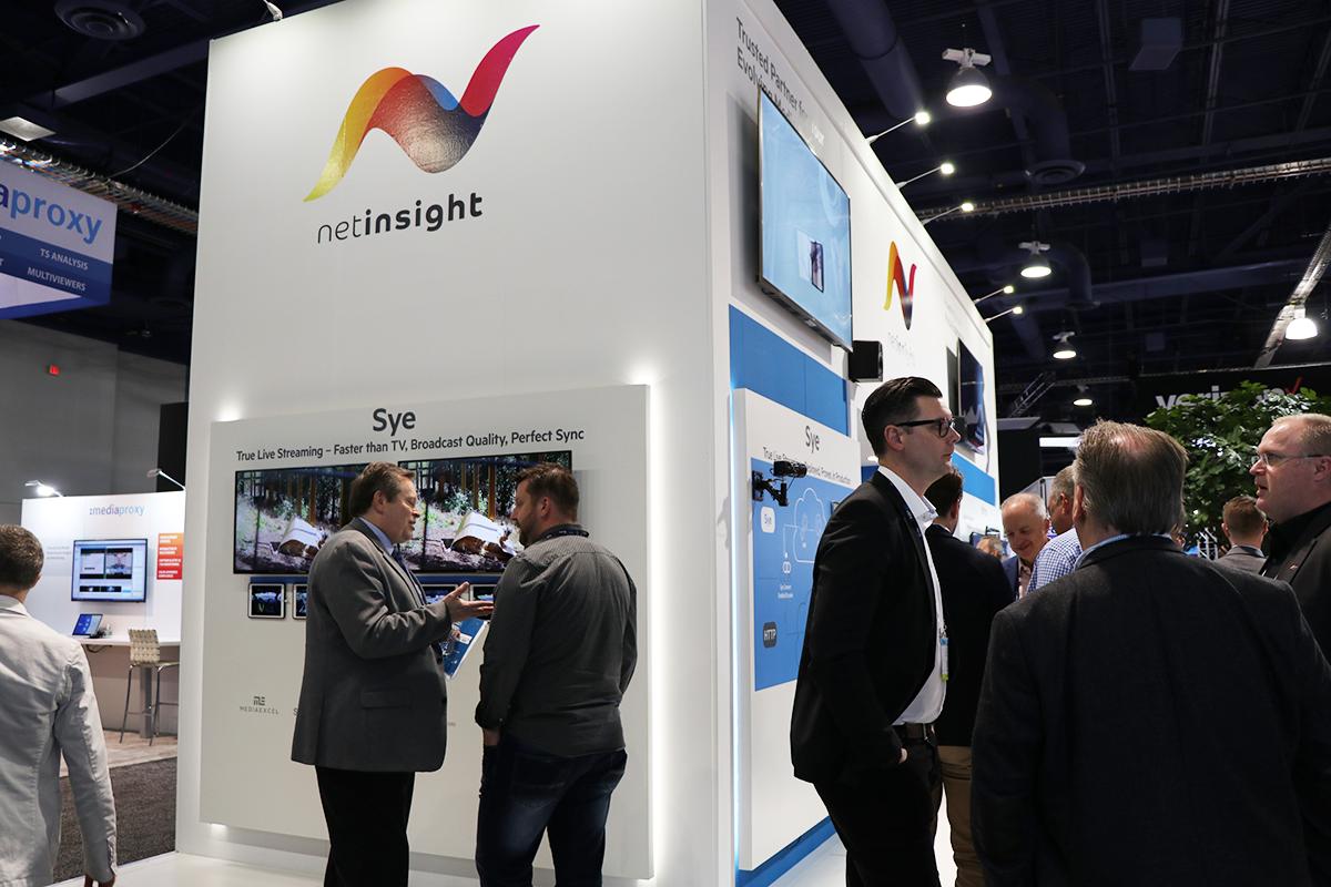 NetInsight's tweet photo. Another big day at #NAB! Many inspiring discussions in our booth #SU2806. Stop by and see our demo of newly released #NimbraEdge, new capabilities of #ScheduALL, and ultra-low latency #Sye Streaming Solutions!
#MediaNetwork #ResourceScheduling #StreamingSolution https://t.co/axZ8O0O7Ty