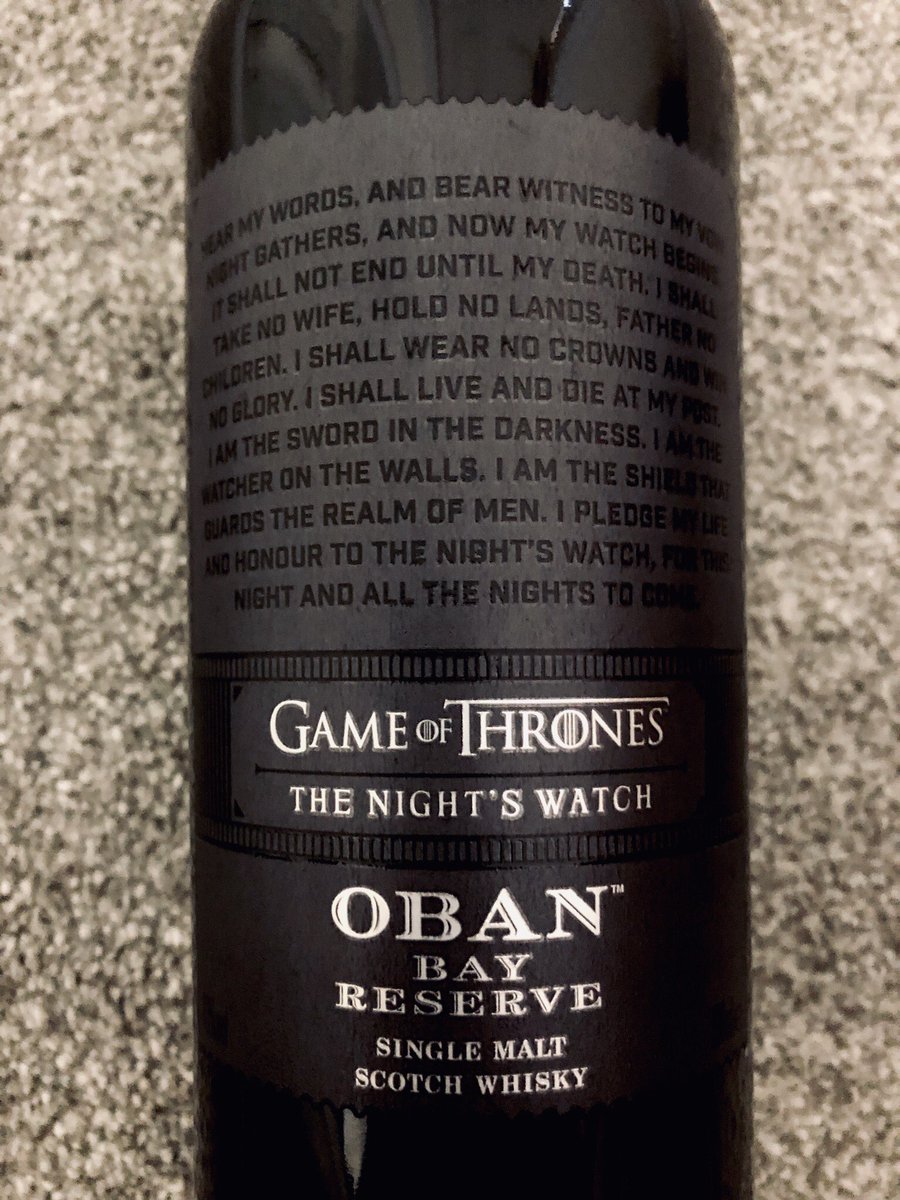 GAME OF THRONES 

I have this stunning GoT Limited Edition bottle of Whiskey from <a href="/diageo/">Diageo</a> &amp; I’m giving it away.

Just hit RETWEET &amp; you’ll go into the draw to win.

Winner announced on Monday at 10am

#GameOfThrones
#TheGreatestHits 
#EwenCameronInTheMorning 
#TwitterExclusive