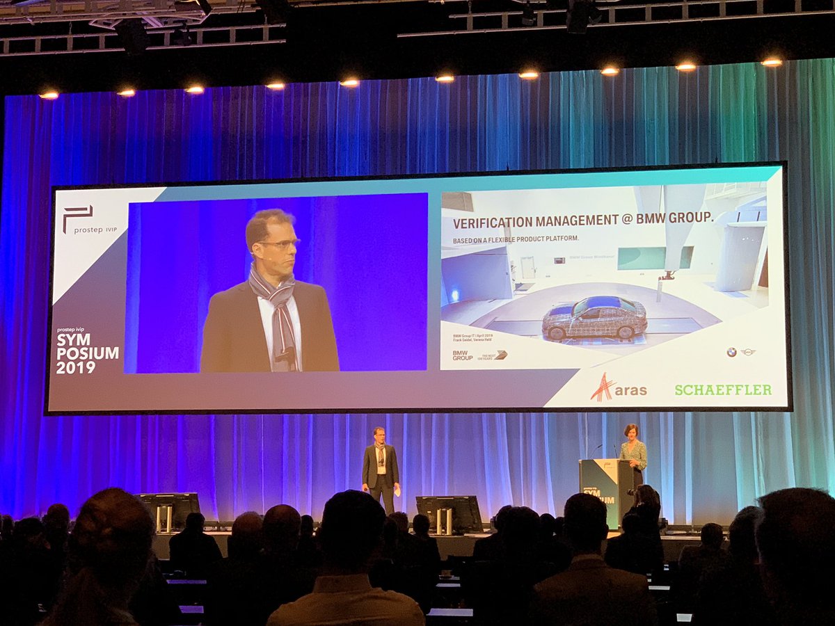 MarcL_'s tweet image. Verification mgt based on a flexible platform by @BMWGroup @ArasPLM @aras_plm #prostepivip @ProSTEP_iViP
