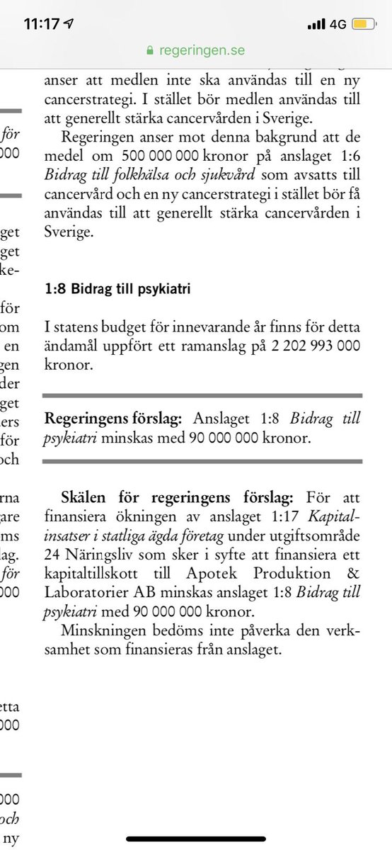 christianruck's tweet image. Vårbudgeten innehåller alltså en MINSKNING med 90 milj till psykiatrin trots att Stefan Löfven i regeringsförklaringen sa att psykiatrin ska byggas ut?