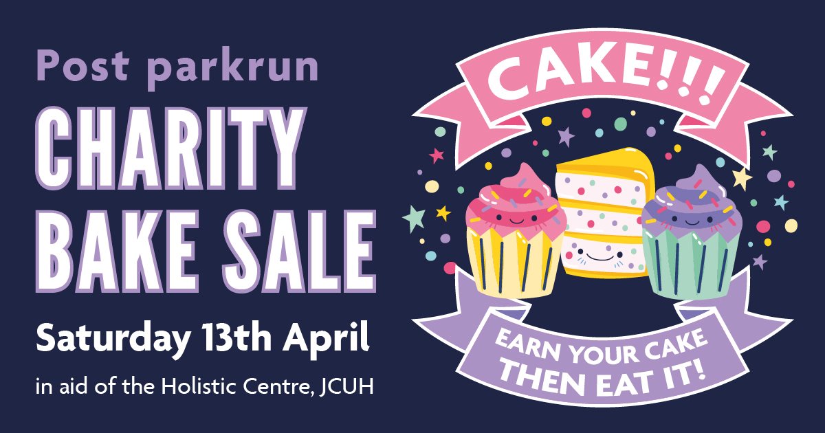 Don't forget to bring your money to this week's @redcarparkrun – refuel after your run with home-made cakes and raise money for the Trinity Holistic Centre at <a href="/SouthTees/">South Tees Hospitals</a> Remember; no cash, no cake!