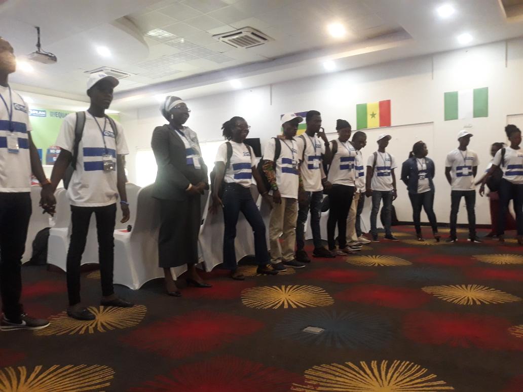 Jeytleman's tweet photo. Lancement de la campagne #GirlsGetEqual par @PlanWestAfrica 
@ONGPlansn 
#RegionalYForum2019 #YouthVoices #ThePowerOf #WD2019 #4Youth2LLDT #GirlsRights #GirlsGetEqual #HeforShe #StandForHer https://t.co/r8f1MMeYBf