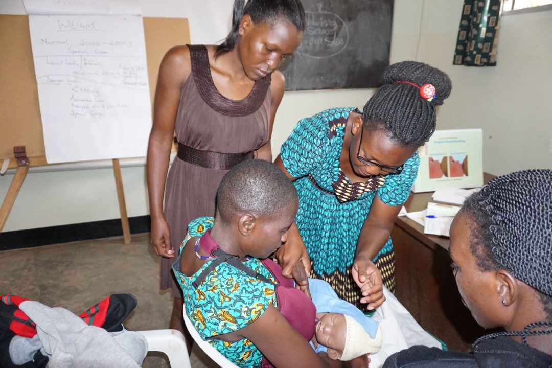 Sim_ForLife's tweet photo. Still about the HBS training in St. Kizito Matany Hospital, midwives are taken through Essential Care for Every Baby #matanyhospital #handsonpracticetosavelives @Sim_ForLife @Cuamm @GlobalHealthMGH @LaerdalGH @CamtechUganda @IDRC_CRDI @ELMAPhilanthro @laerdalmedical @WHOUganda https://t.co/fPtDu5E8CW