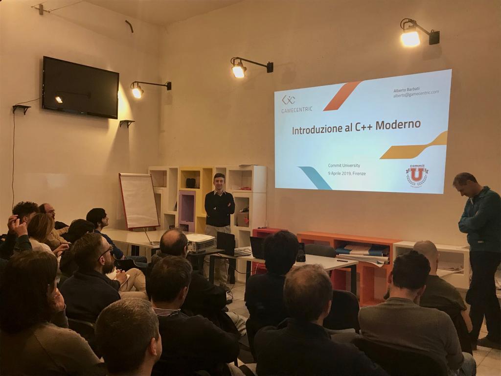 CommitSoftware's tweet image. Questo è quello che è successo ieri sera al workshop di #CommitUniversity dedicato al C++
Potete trovare le slide nel nostro canale di slideshare al seguente link 👇👇👇 slideshare.net/commitsoftware
Ringraziamo @gamecentric per essere stato nostro ospite!