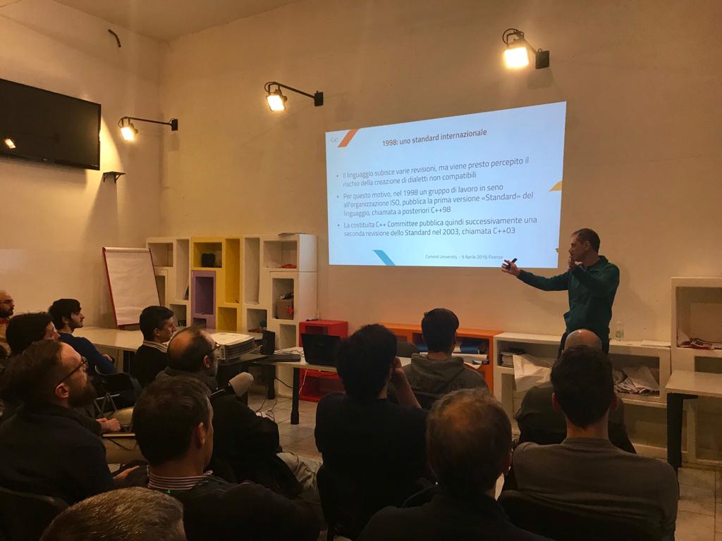 CommitSoftware's tweet image. Questo è quello che è successo ieri sera al workshop di #CommitUniversity dedicato al C++
Potete trovare le slide nel nostro canale di slideshare al seguente link 👇👇👇 slideshare.net/commitsoftware
Ringraziamo @gamecentric per essere stato nostro ospite!
