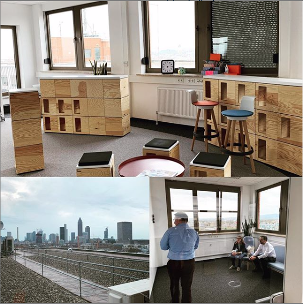 strivehq's tweet image. What a fantastic Design Sprint week in Frankfurt. Featuring: a great team
- breathtaking views of the Frankfurt skyline - a space every facilitator dreams of. Next up: Cologne #designsprint #designsprints #workshop #business #agile #lean #leanstartup