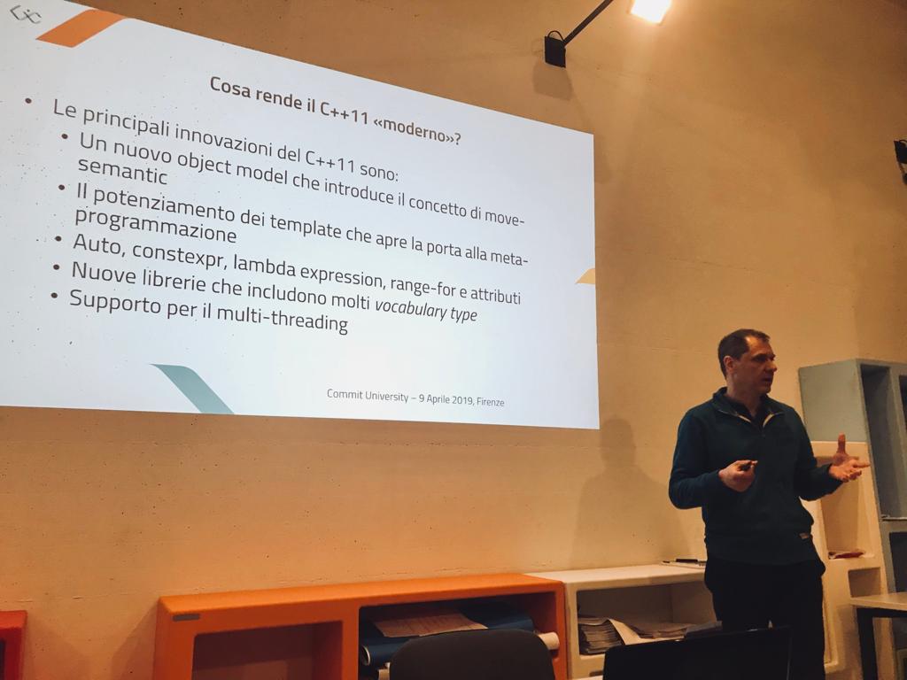 CommitSoftware's tweet image. Questo è quello che è successo ieri sera al workshop di #CommitUniversity dedicato al C++
Potete trovare le slide nel nostro canale di slideshare al seguente link 👇👇👇 slideshare.net/commitsoftware
Ringraziamo @gamecentric per essere stato nostro ospite!