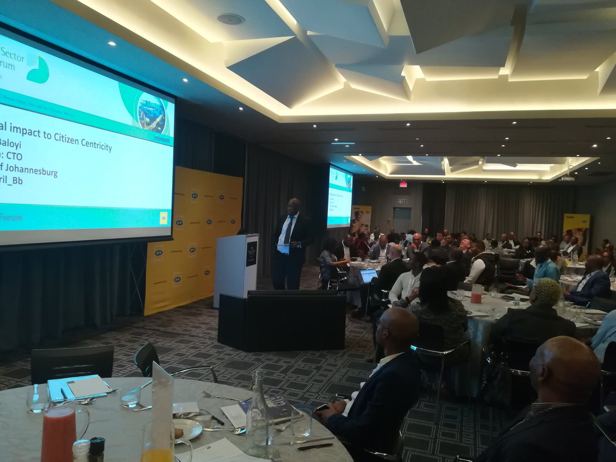 PSICTForum's tweet image. Cyril Baloyi from @CityofJoburgZA discussing the impact of smart cities on citizens #PSICTForum