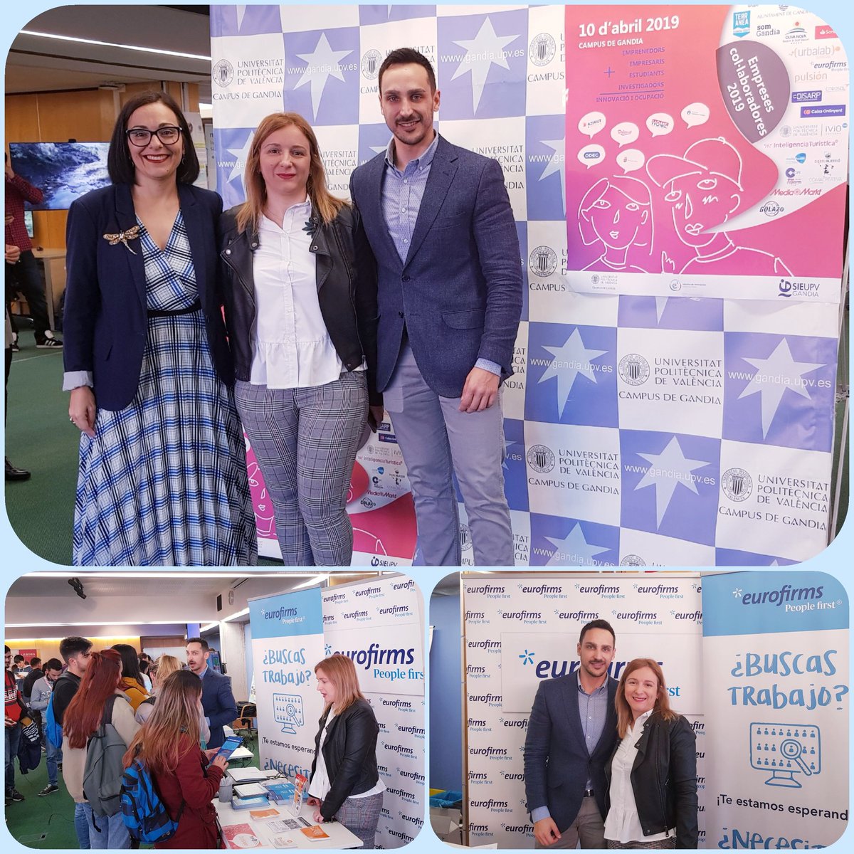 yolmun's tweet photo. Generando y hablando de oportunidades de empleo hoy en #Foroe2Gandia, junto al equipo @EUROFIRMS #Gandia
Puedes conocer todas nuestras ofertas en https://t.co/6ltWlCs5BT
#BePeopleFirst, #Talento, #EUROFIRMS, #GestiónPorValores. https://t.co/UthoostDOj