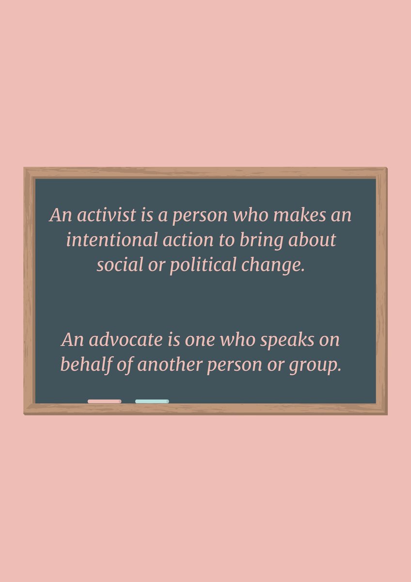 deborah_somorin's tweet photo. You may have noticed that my bio says I identify as an equalist instead of a feminist. What does that mean? I made this to explain.💕

I also identify as an advocate, not an activist. I also made a visual to explain the difference. These are two completely different identities 💕 https://t.co/r6sXNeoq4F