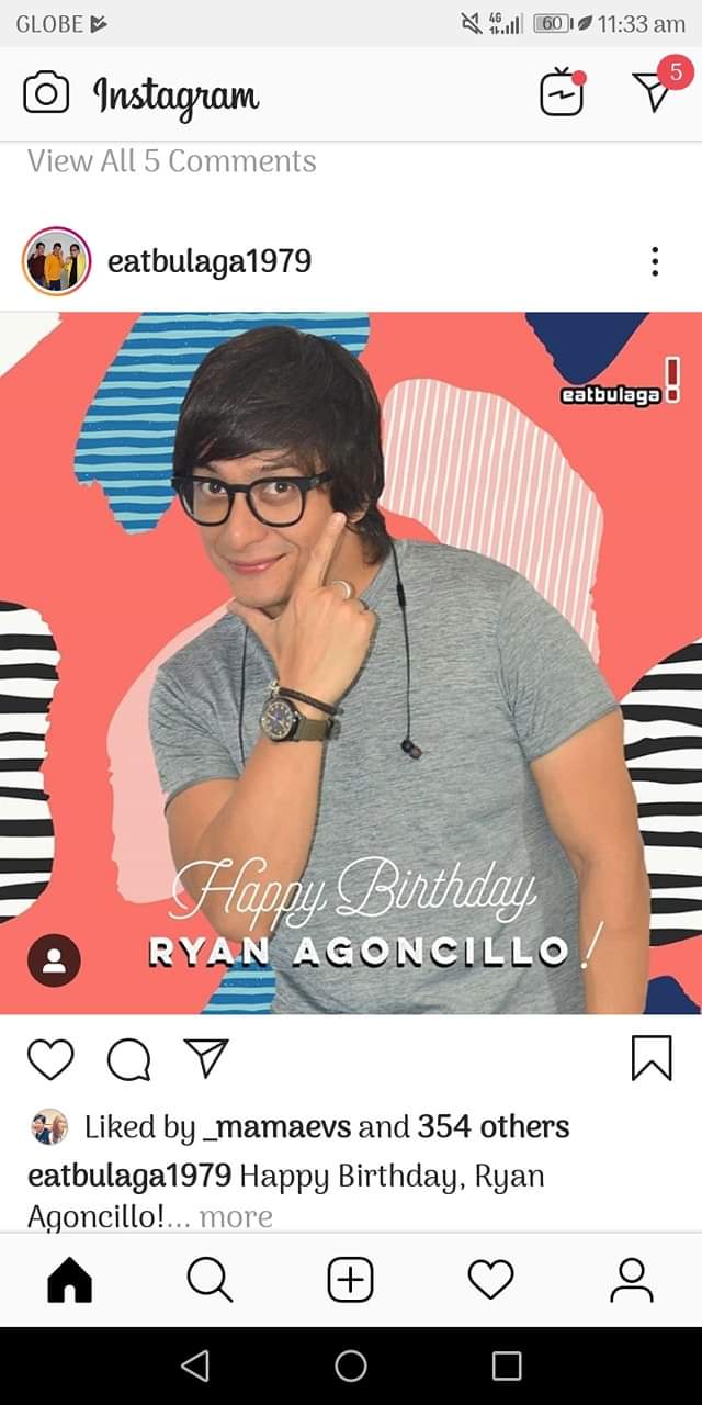 Happy birthday kuya ryan agoncillo, god bless po and good health

Ctto 