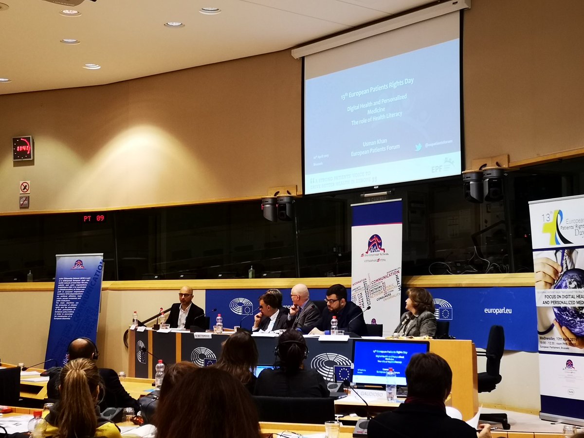 micheclb's tweet photo. .@moduseu at #EPRD19 on how the health info landscape is changing. Citizens are told to engage more but how can we ensure they have right tools &amp; skills to better engage with #healthsystems? #DigitalHealthLiteracy &amp; #healthliteracy must be at the centre of the debate @ICHealthEU https://t.co/ejgMCbR15s
