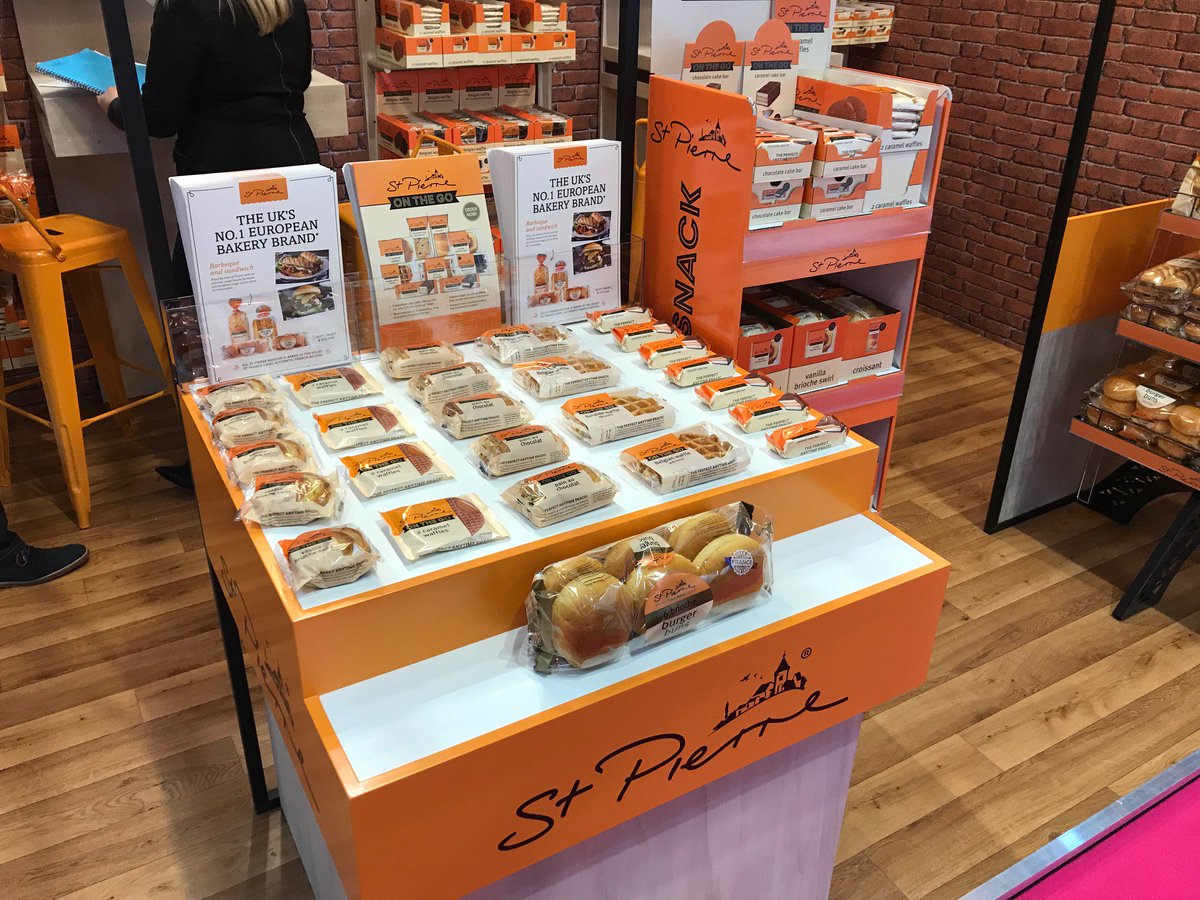 ClementsCreate's tweet photo. @ClementsCreate welcome new client @StPierreGroupe helping them to showcase their delicious 'On the Go' bakery snack.

#designing #manufacturing #installing #exhibitionstand #brandawareness #delightedclient https://t.co/JeBVMnpF9X