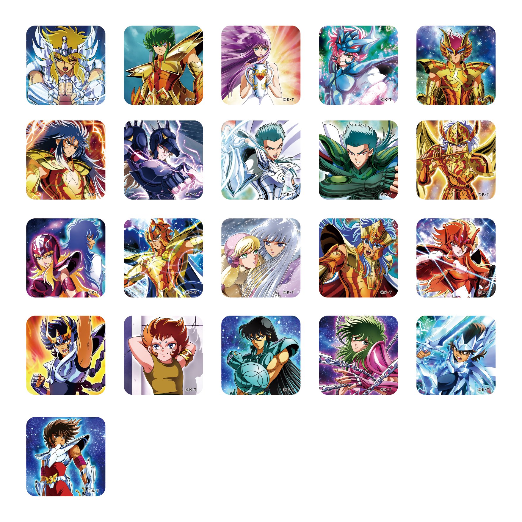 当時モノ】聖闘士星矢 マグネット 17枚 セット - メルカリ